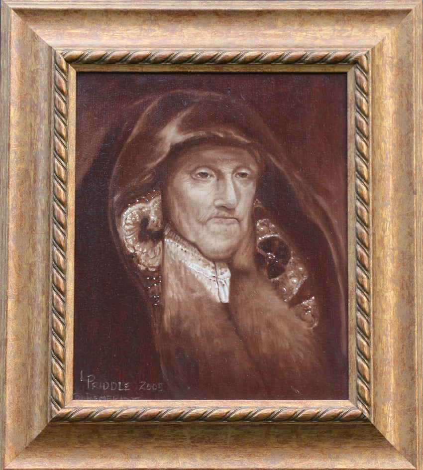 Rembrandts Mother ( reproduction in monotone)